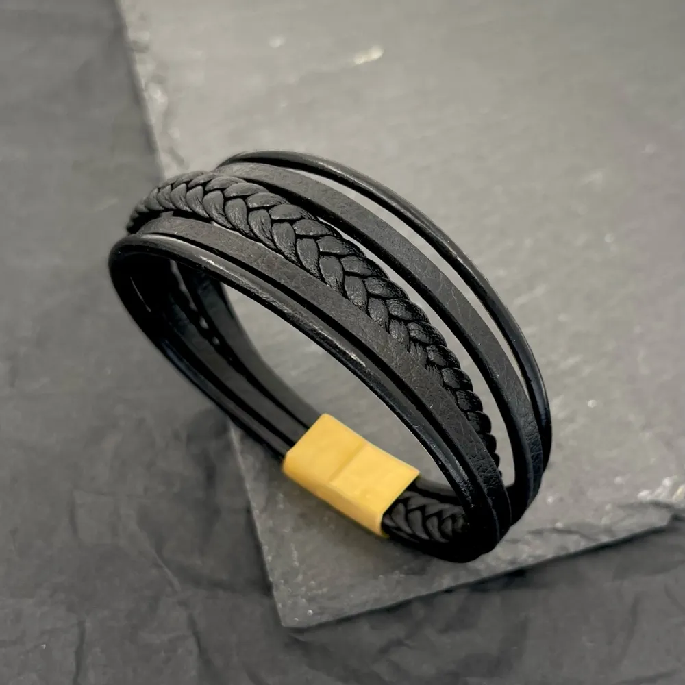 Multifili Intrecciato- Bracciale da Uomo in Acciaio - BAU-720-27