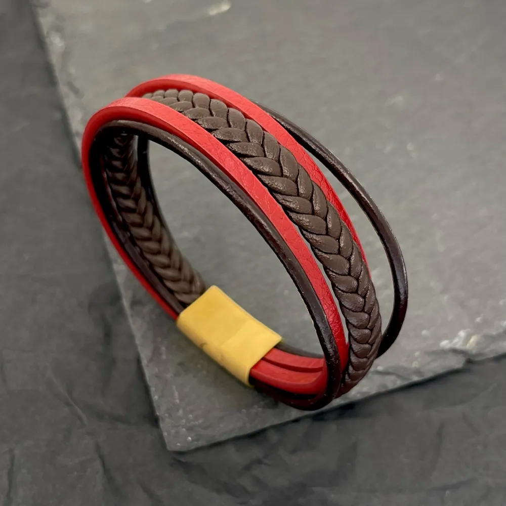 Multifili Intrecciato- Bracciale da Uomo in Acciaio - BAU-720-27