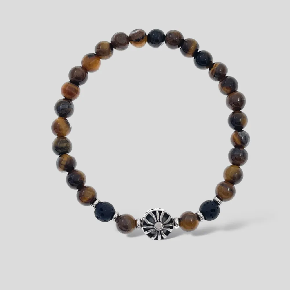 Semplice-Bracciale Elastico in Acciaio da Uomo - BAU-739-08 6mm