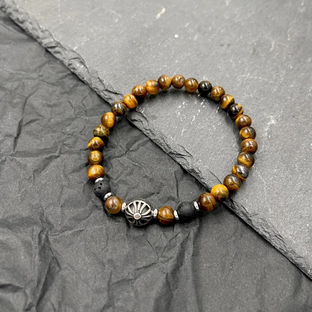 Semplice-Bracciale Elastico in Acciaio da Uomo - BAU-739-08 6mm