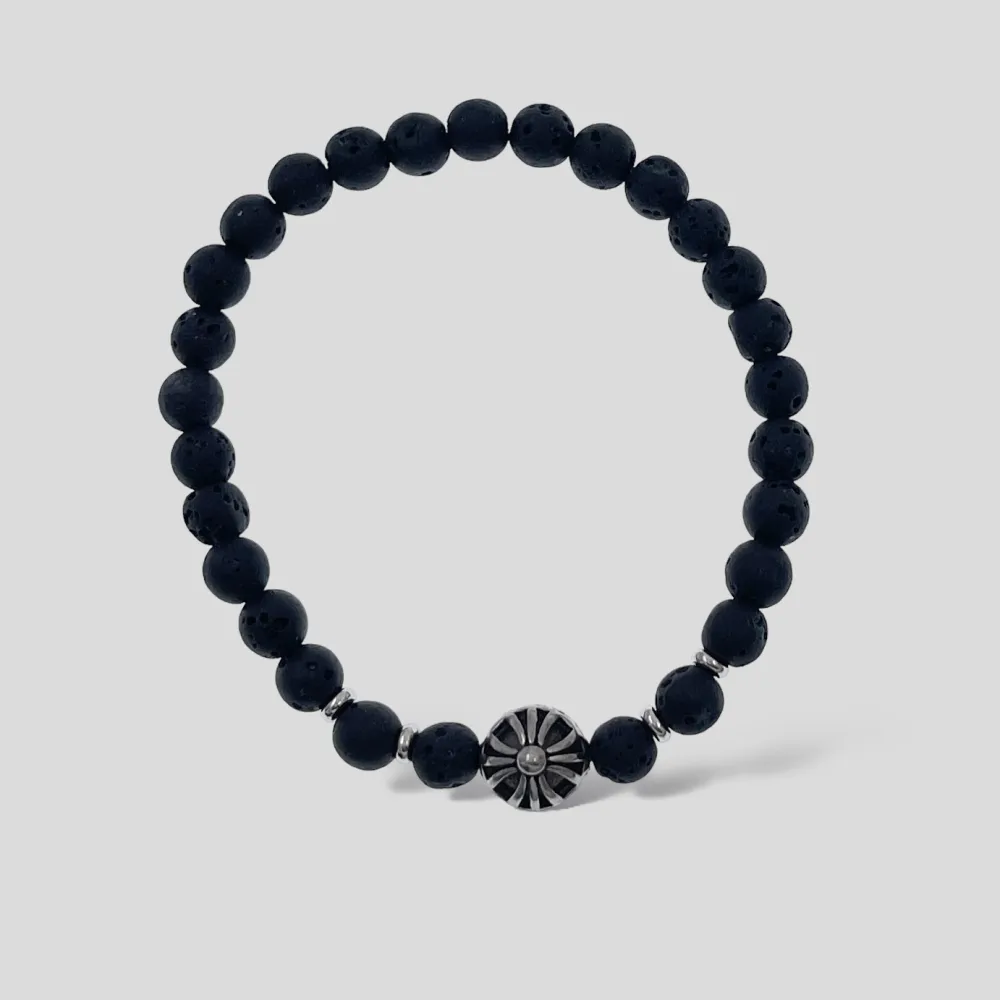 Semplice-Bracciale Elastico in Acciaio da Uomo - BAU-739-08 6mm