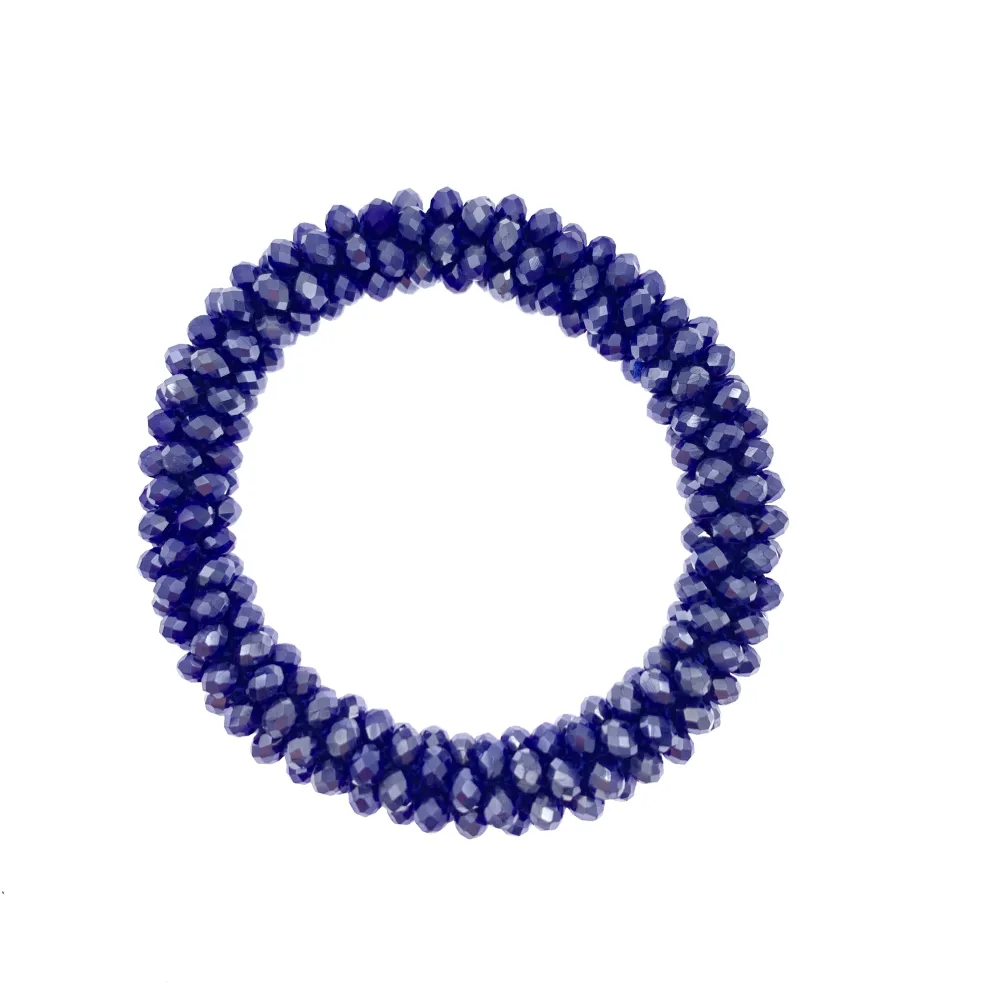 BCE1412-Cristalli Tonalità Verde - Bracciale Elastico - BCE1412-Cristalli Tonalità Blu- Bracciale Elastico