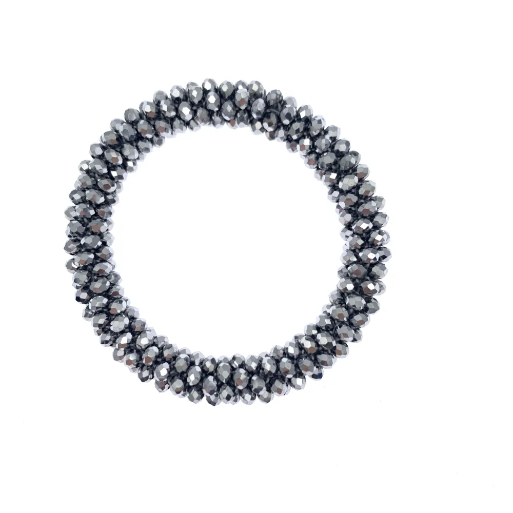 BCE1412-Cristalli Tonalità Verde - Bracciale Elastico - BCE1412-Cristalli Tonalità Blu- Bracciale Elastico