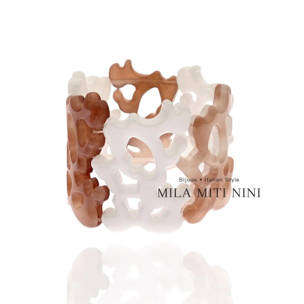 Corallo-Bracciale Resina - BMM-1282