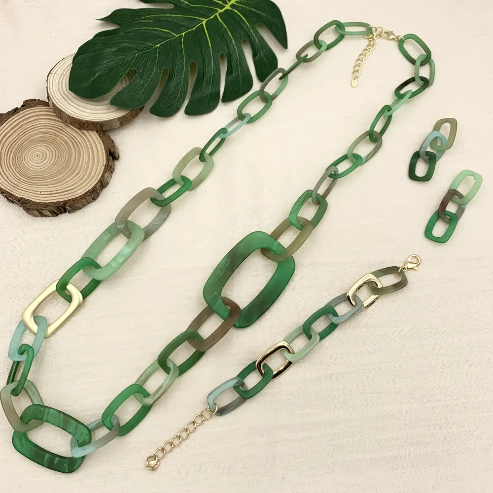 BMR7205-Catena Opaca- Bracciale in Resina - BMM-YSL1637