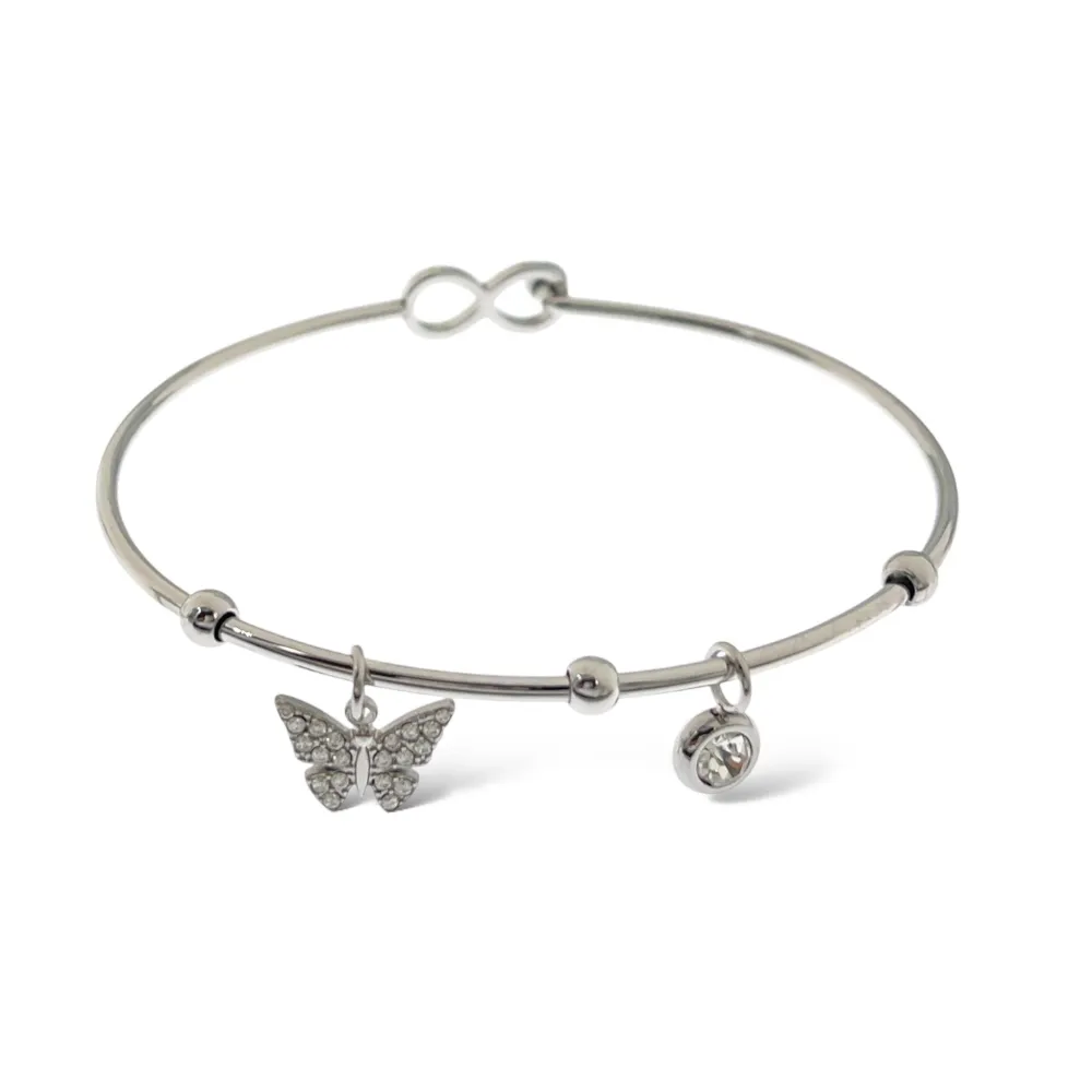 Mix Soggetti-12pz Bracciali in Acciaio con chiusura - BPA-103-AA1993-2004B