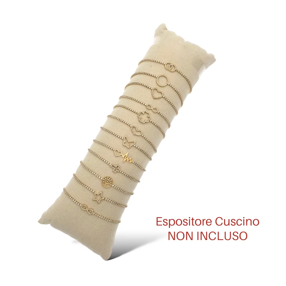 Tennis con Soggetti Mix-12Pz Bracciali in Acciaio - BPA-103-AA2664-2675B