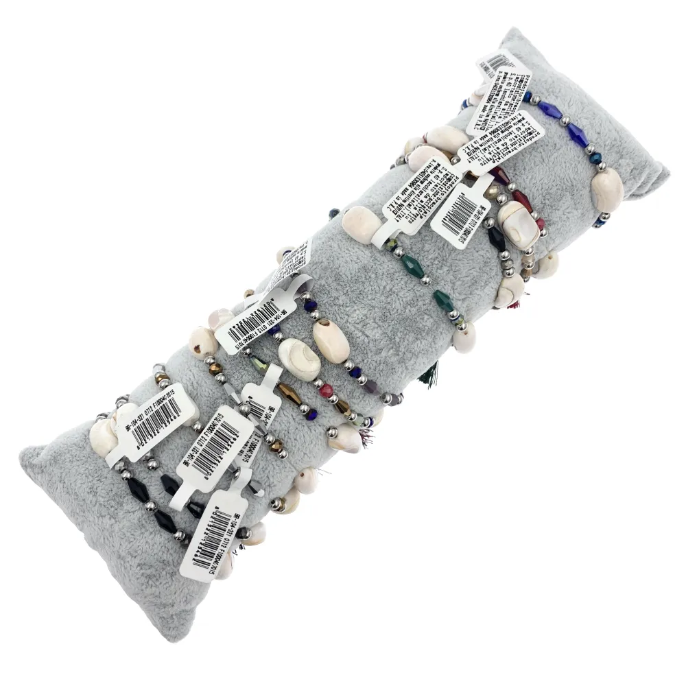 12Pz Bracciali Elastici in Acciaio+Cuscino in Omaggio - BPA104-321