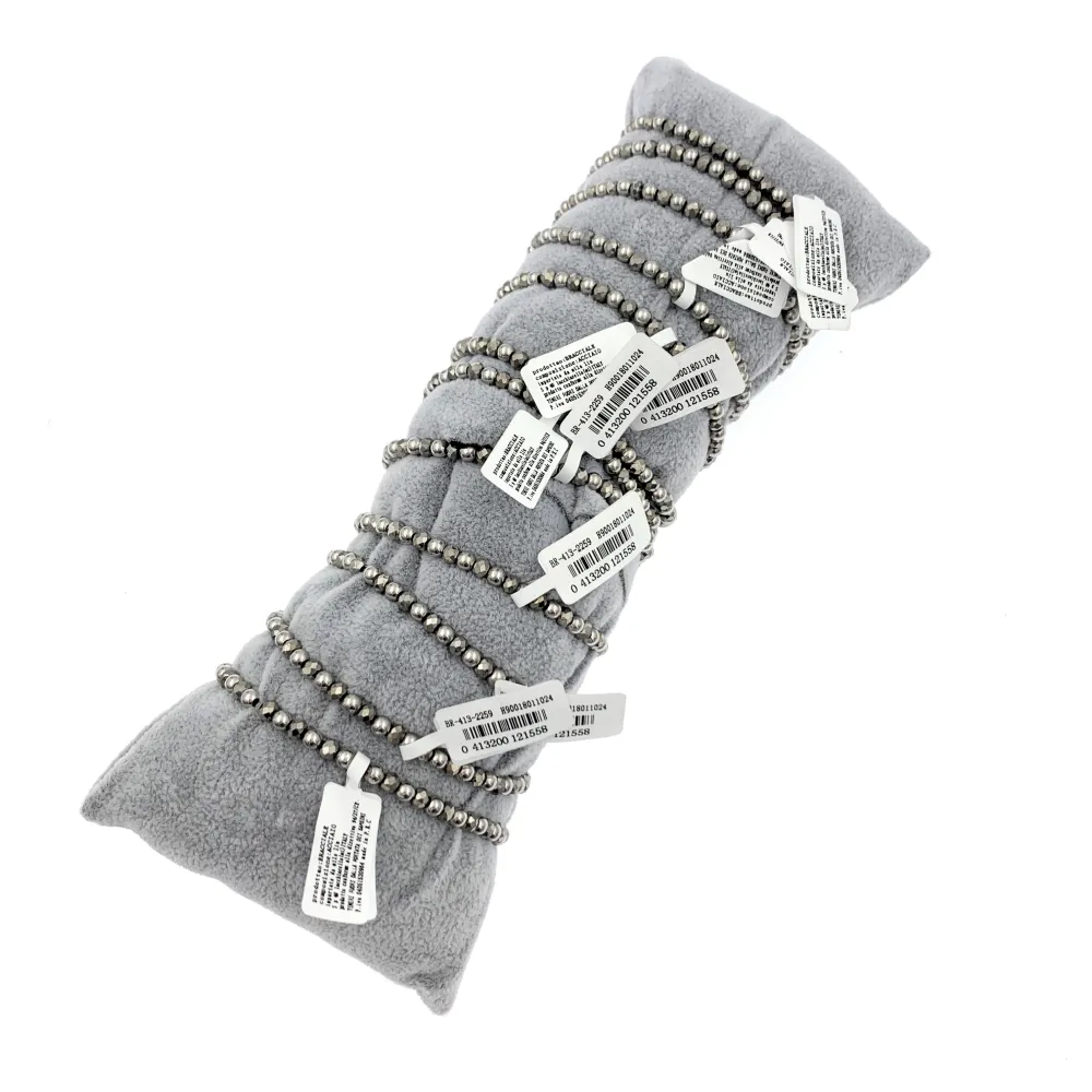12Pz Bracciali Elastici in Acciaio+Cuscino in Omaggio - BPA413-2259-Segno Zodiacale-12 Pz Bracciali in Acciaio