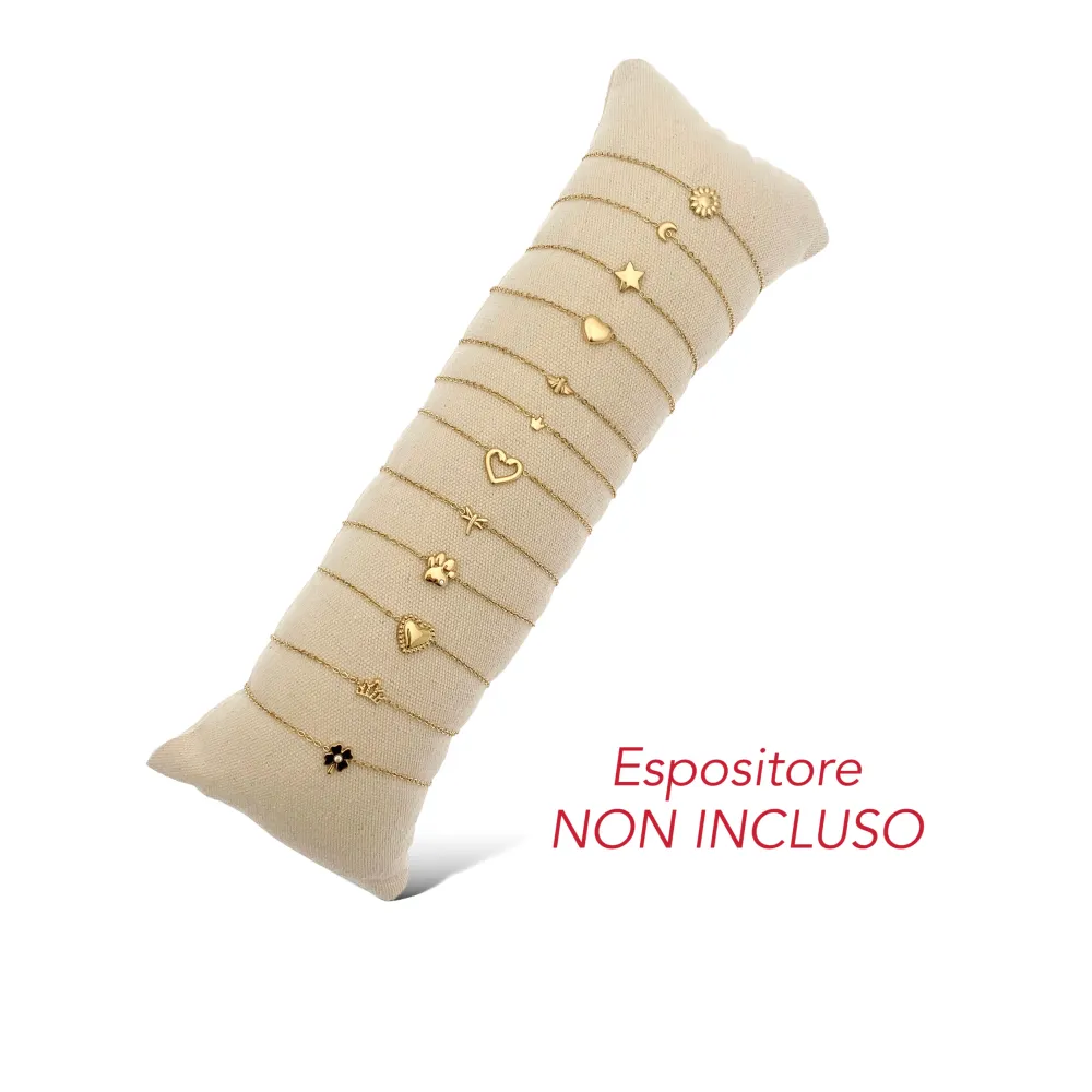 Soggetti Mix-12Pz Bracciali in Acciaio - BPA-514-108