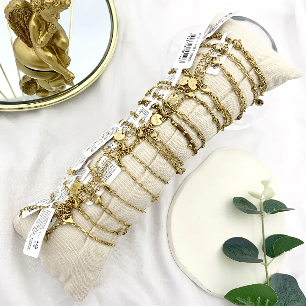 Mix Soggetti-15pz Bracciali in Acciaio - BPA-732-140 MARRONE