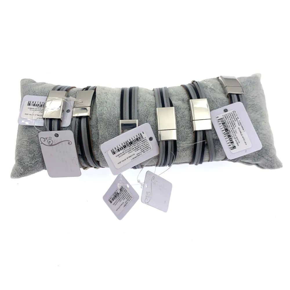 BPM176-165-Multifili con Charmes- 6 Pz Bracciali - BPM176-165-Multifili con Charmes- 6 Pz Bracciali