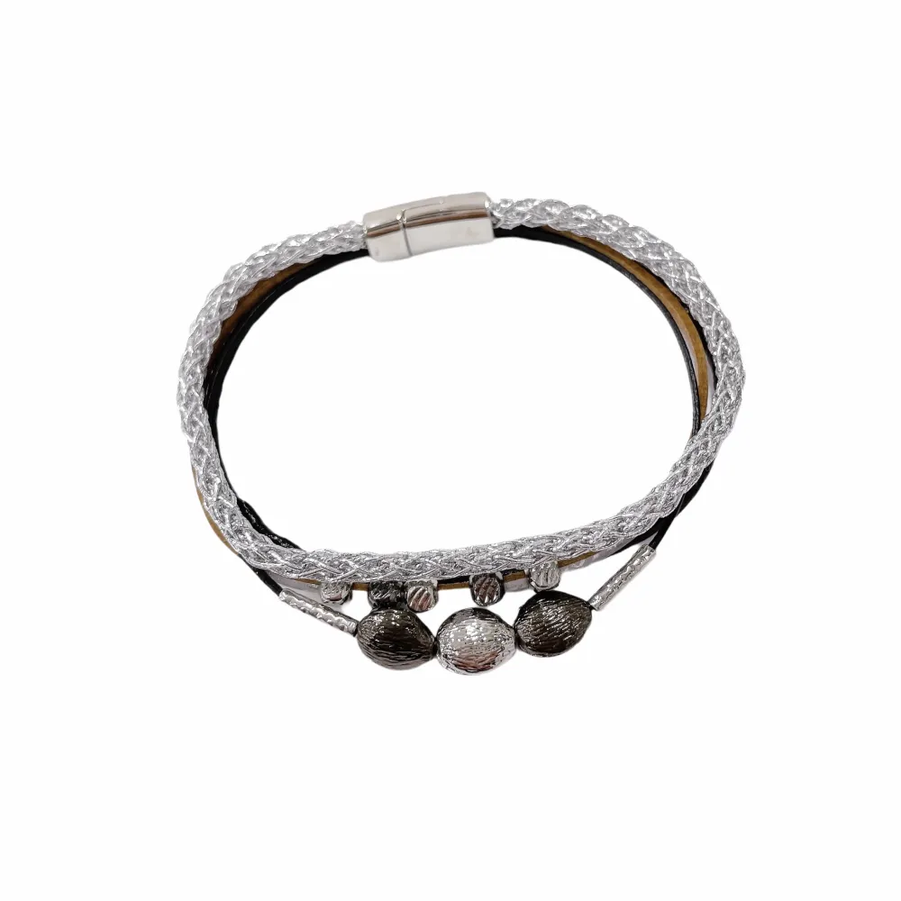 10Pz Bracciali +Cuscino in Omaggio - BPM176-183-Multifili con Charmes-10 Pz Bracciali