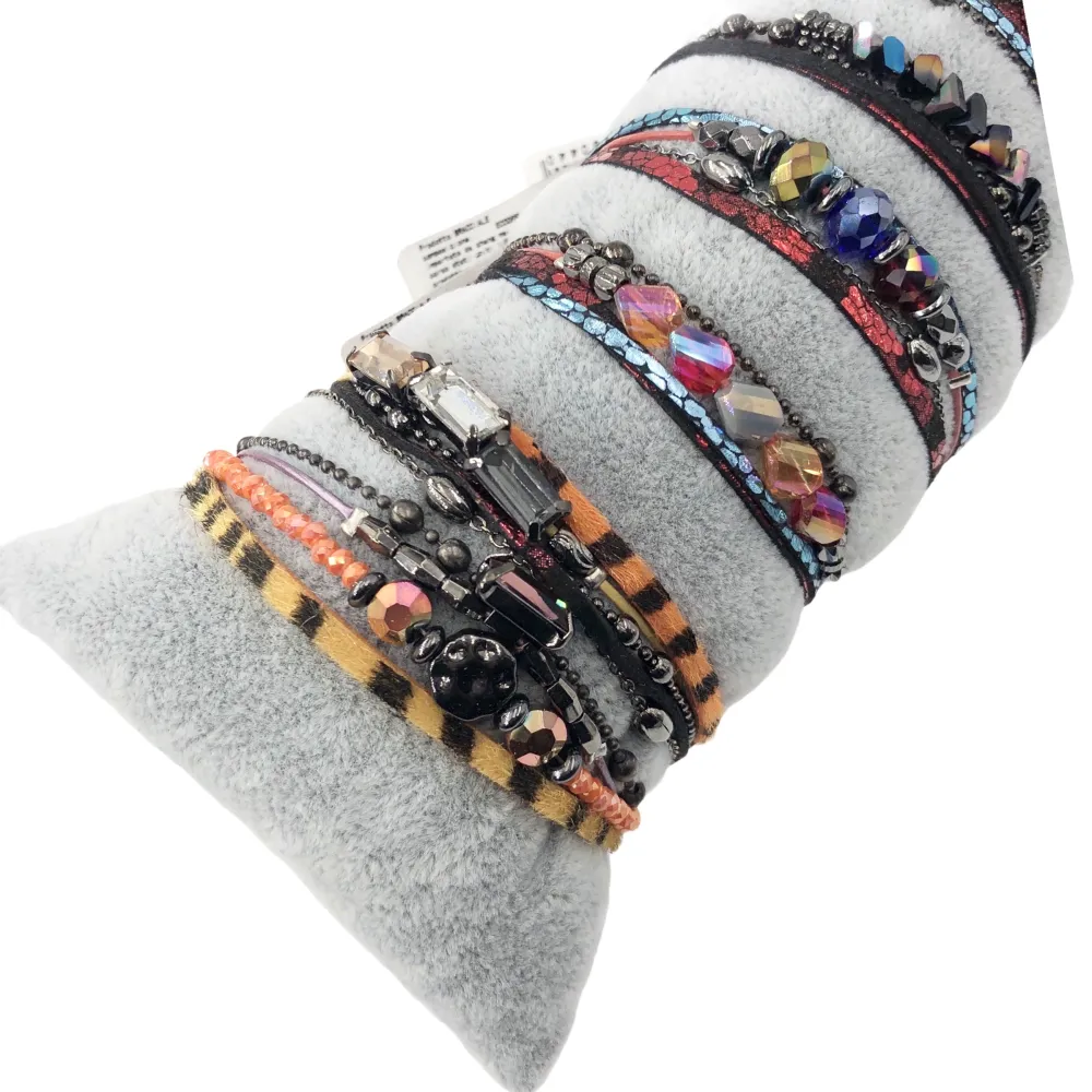 BPM176-216-Multifili con Charmes- 8 Pz Bracciali - BPM176-216-Multifili con Charmes- 8 Pz Bracciali