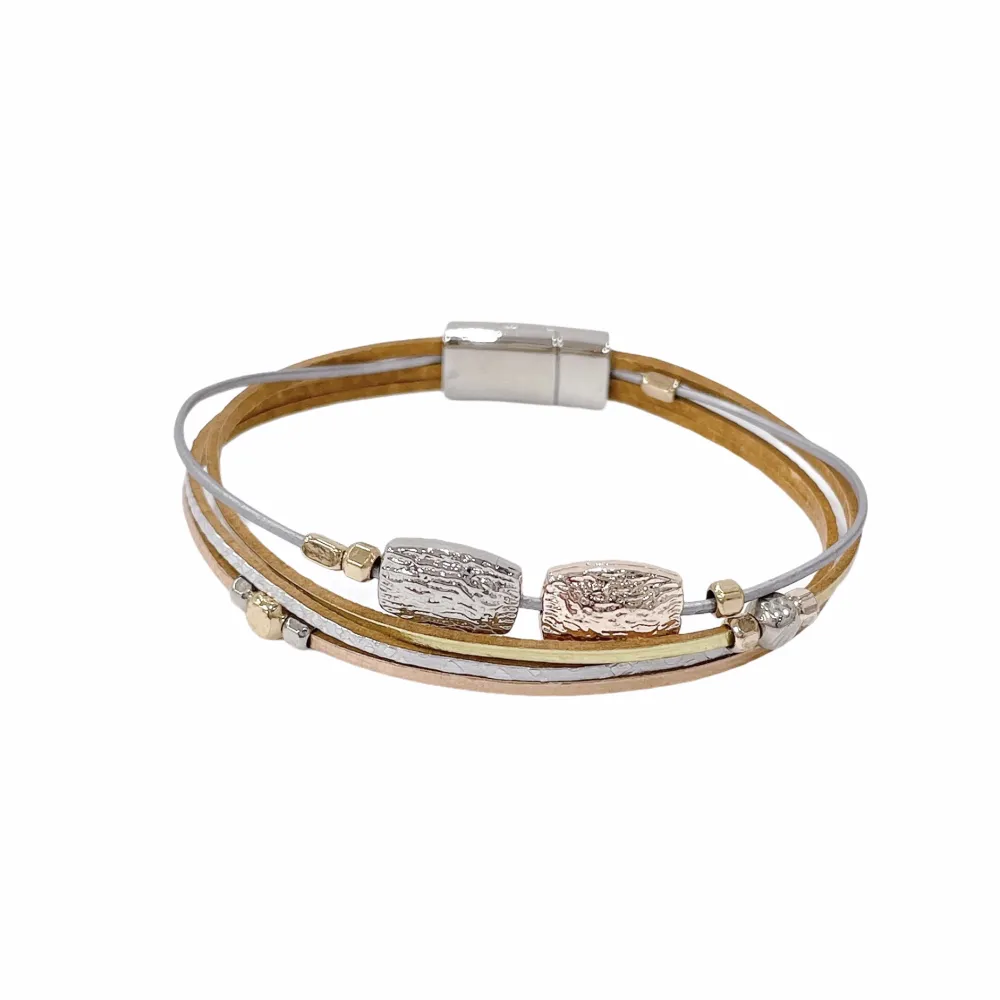 12Pz Bracciali +Cuscino in Omaggio - BPM176-230-Multifili con Charmes-12 Pz Bracciali