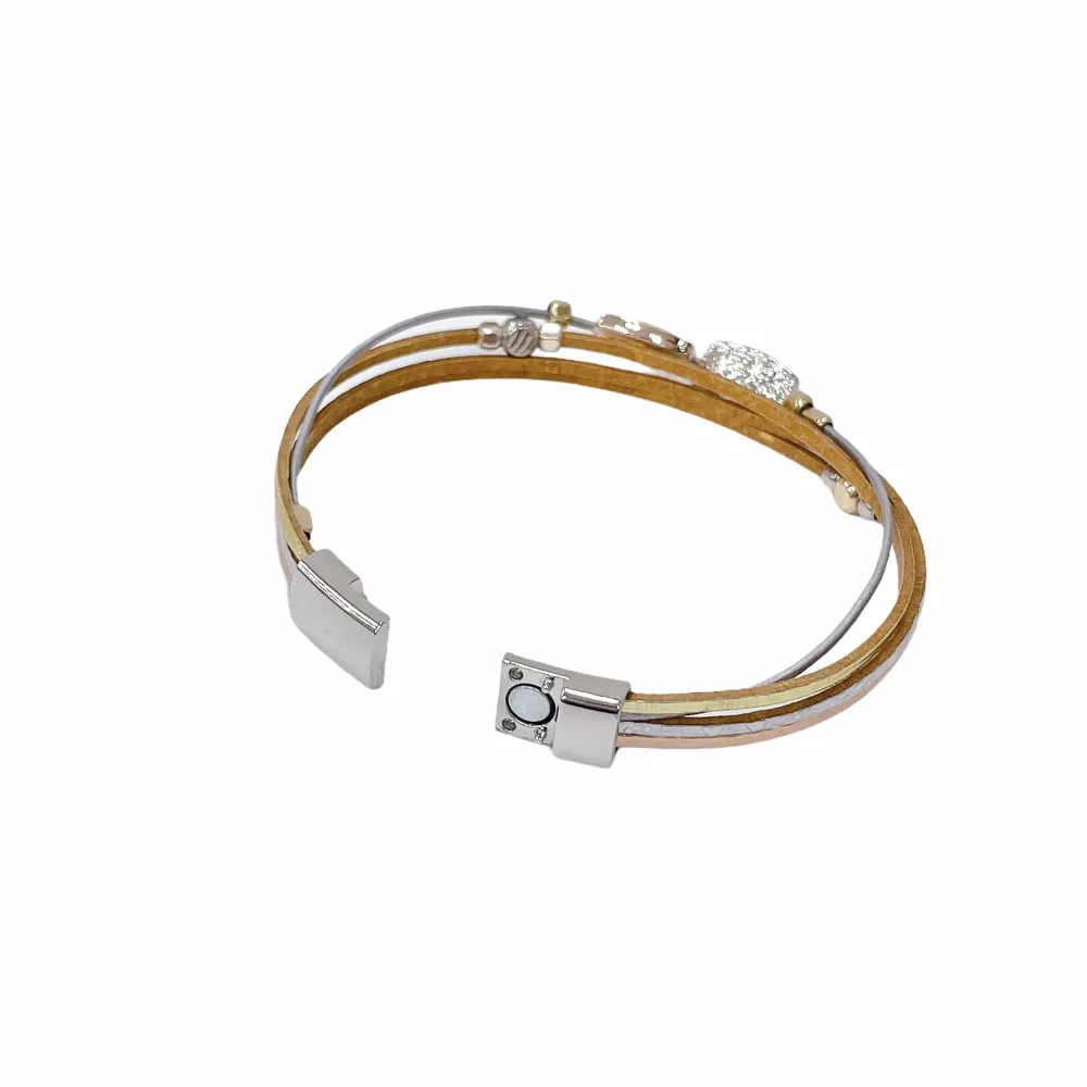 12Pz Bracciali +Cuscino in Omaggio - BPM176-230-Multifili con Charmes-12 Pz Bracciali