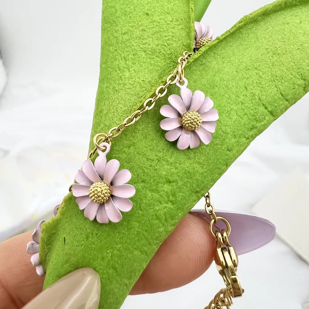 Margherita Smaltata-Collana Corta in Acciaio - CAC-103-AA3450N