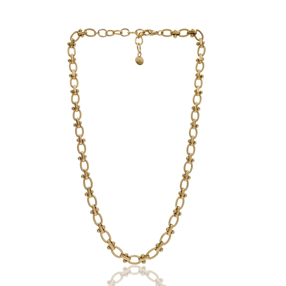 Catena-Collana Corta in Acciaio - CAC-103-AA3564N