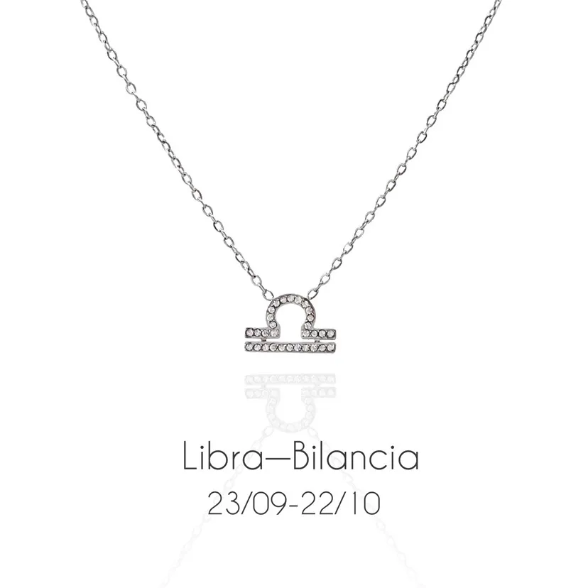 Segni Zodiacali -Collana Corta in Acciaio - CAC-103-AA52N Acciaio