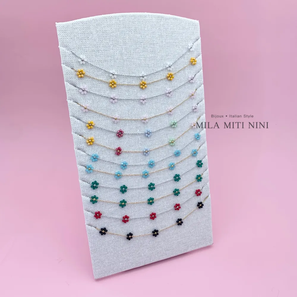 Margherita Cristallo-Collana Corta in Acciaio - CAC-103-AA67N