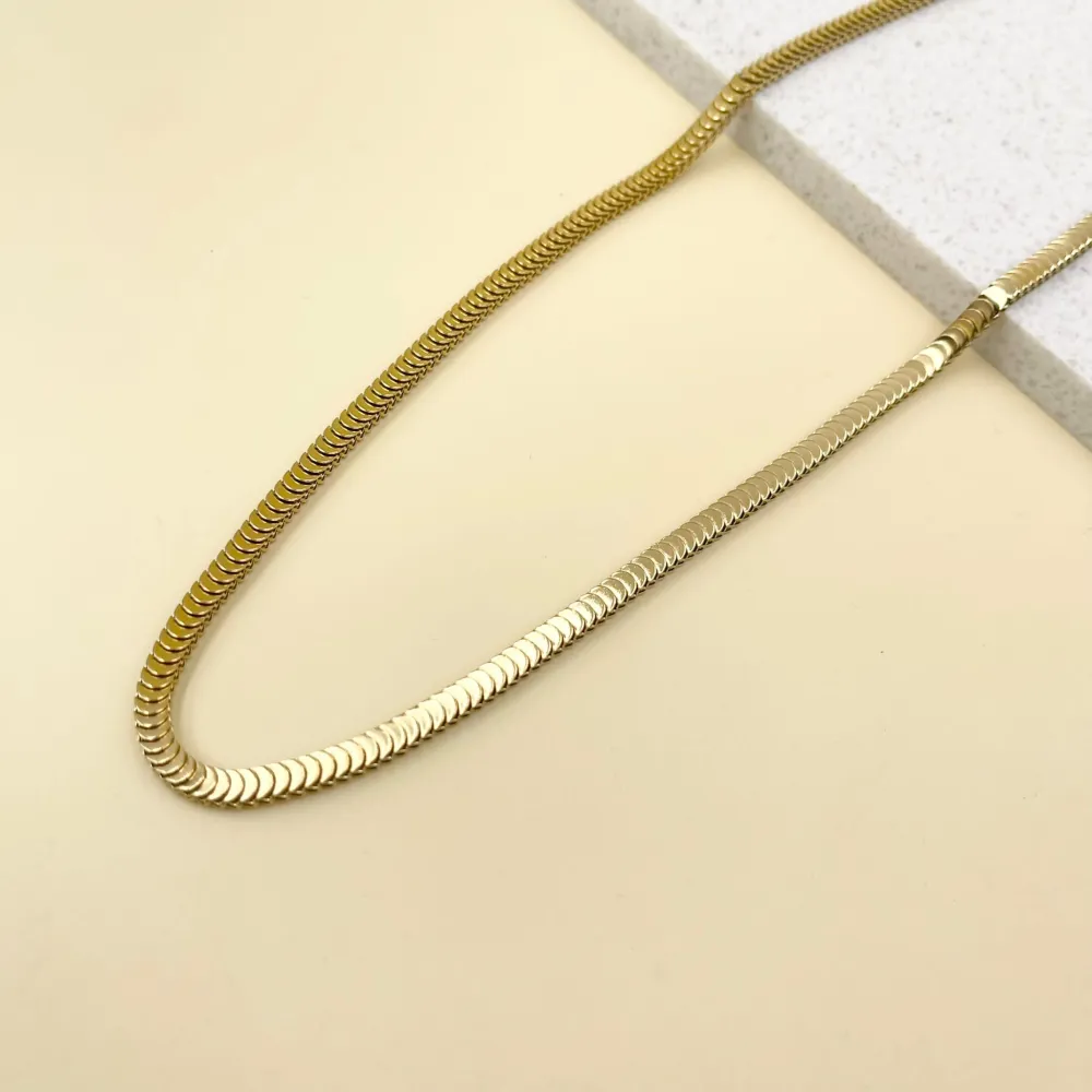 Catena -Collana Corta in Acciaio - CAC-413-2001