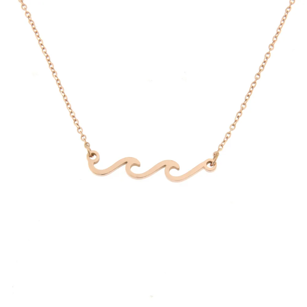 CAC7227-Doppia Onda- Collana Girocollo in Acciaio - CAC7227-Doppia Onda- Collana Girocollo in Acciaio