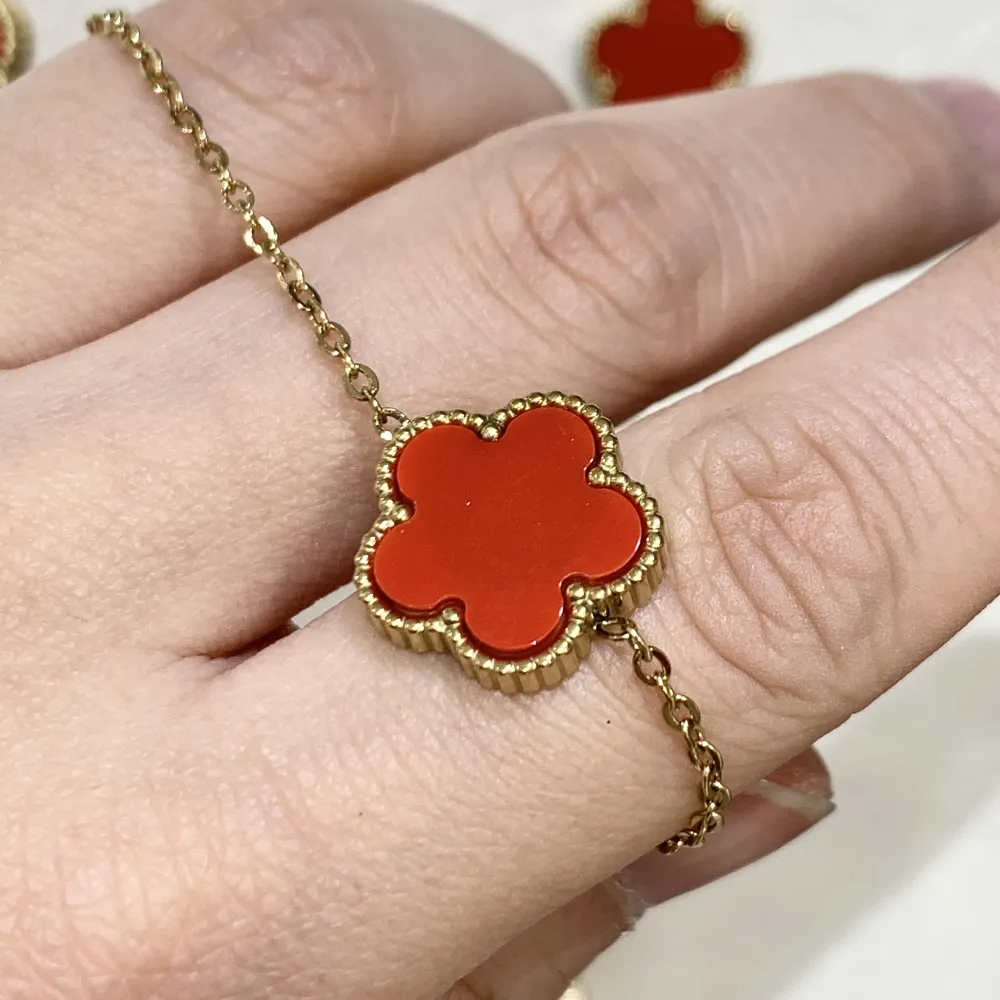 Fiore-Collana Lunga in Acciaio - CAL-413-2523 G