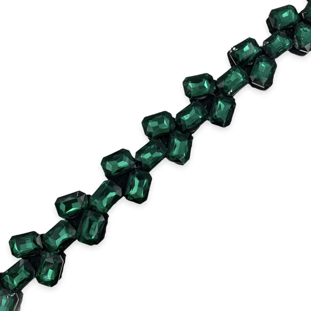 CIN5878-Rettangolare-Cintura  con Pietre Colorate - CIN5878-Rettangolare-Cintura  con Pietre Colorate