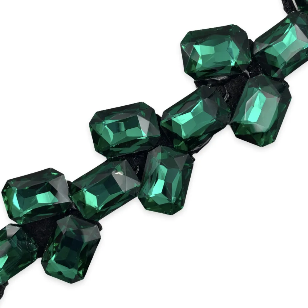 CIN5878-Rettangolare-Cintura  con Pietre Colorate - CIN5878-Rettangolare-Cintura  con Pietre Colorate