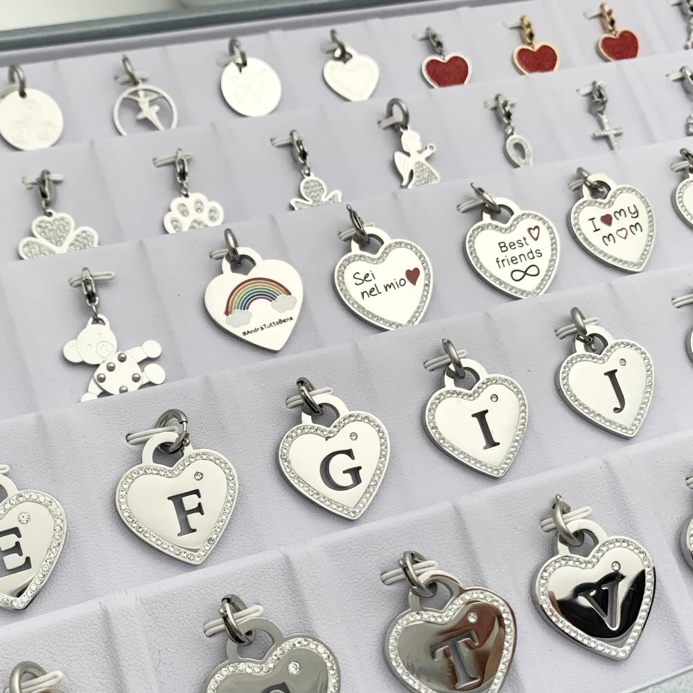 CIO-I love my mon 5481 - Ciondolo in Acciaio - CIO5481-Sei nel mio Cuore- Ciondolo in Acciaio