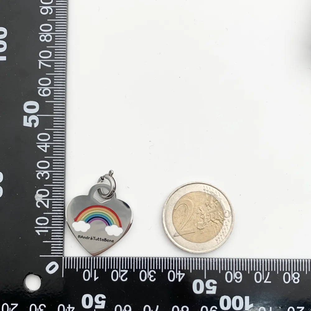 CIO-Arcobaleno5482 - Ciondolo in Acciaio - CIO-Arcobaleno5482 - Ciondolo in Acciaio