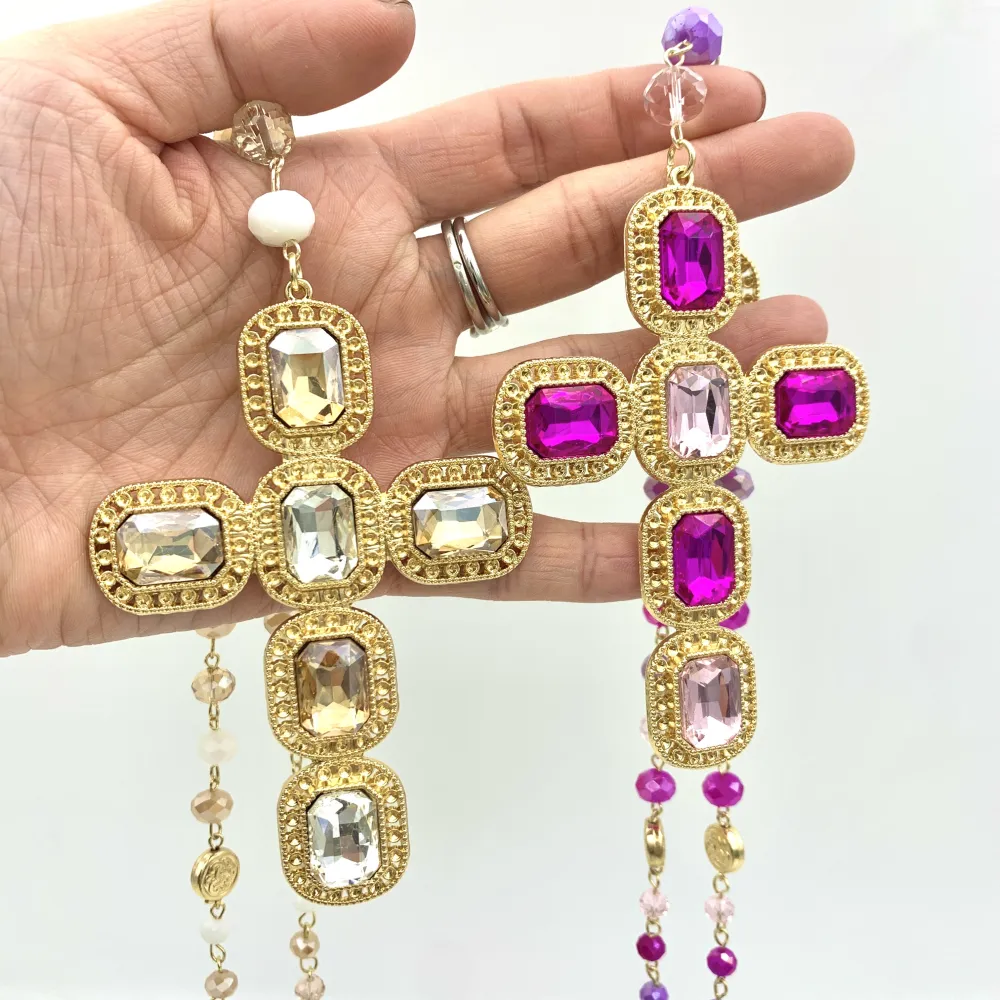 Croce-Collana Lunga Moda - CML-104-127