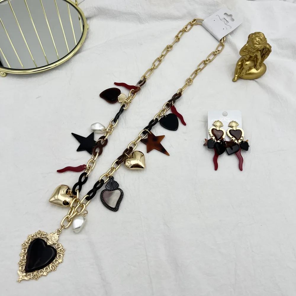 Sacro Cuore Cornino Stella-Collana Lunga Moda - CML-15999-A