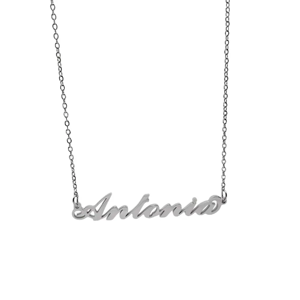 Collana con Nome - 180 Nomi in Acciaio - Collana con Nome - 180 Nomi in Acciaio