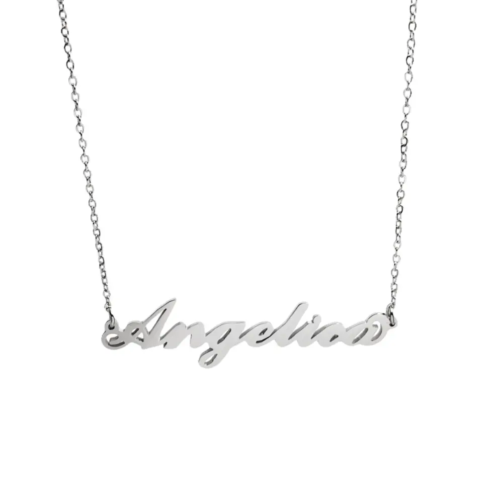 Collana con Nome - 180 Nomi in Acciaio - Collana con Nome - 180 Nomi in Acciaio