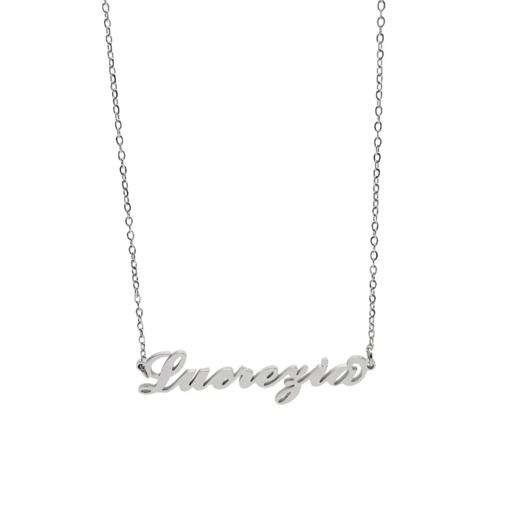 Collana con Nome - 180 Nomi in Acciaio - Collana con Nome - 180 Nomi in Acciaio