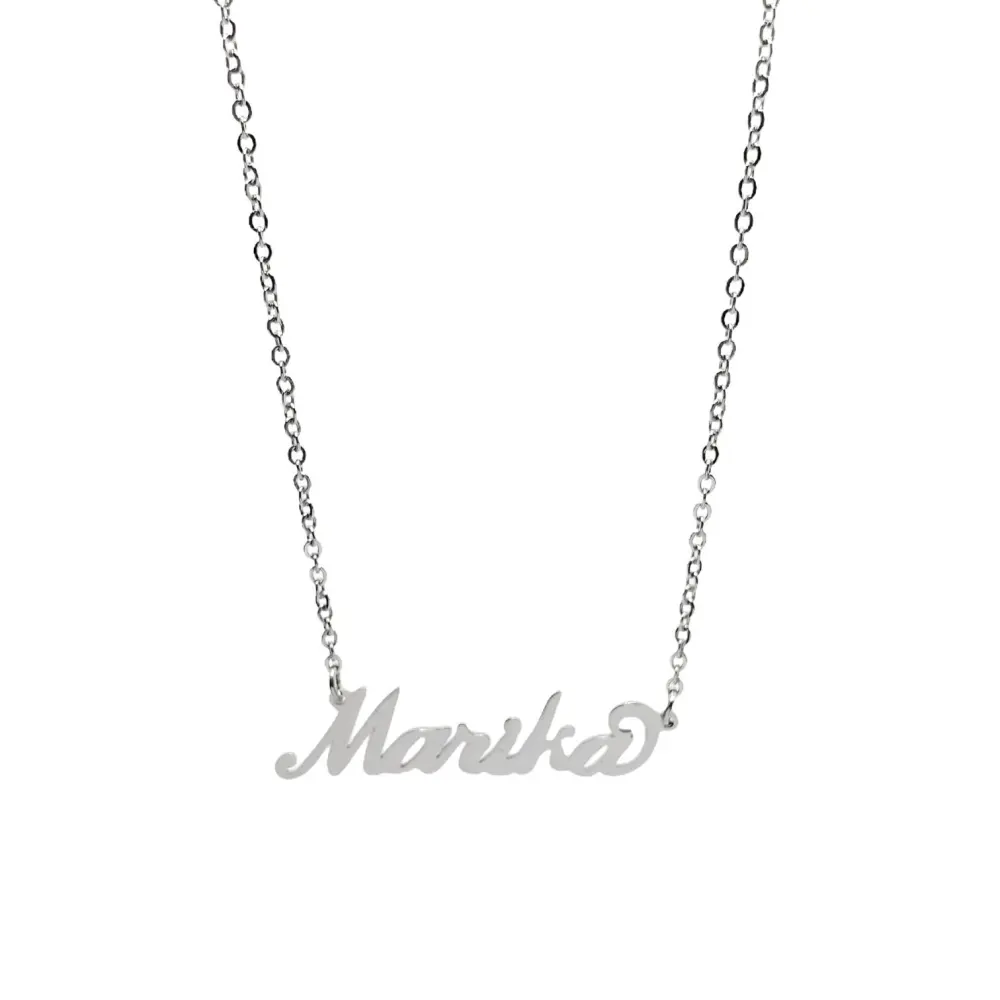 Collana con Nome - 180 Nomi in Acciaio - Collana con Nome - 180 Nomi in Acciaio