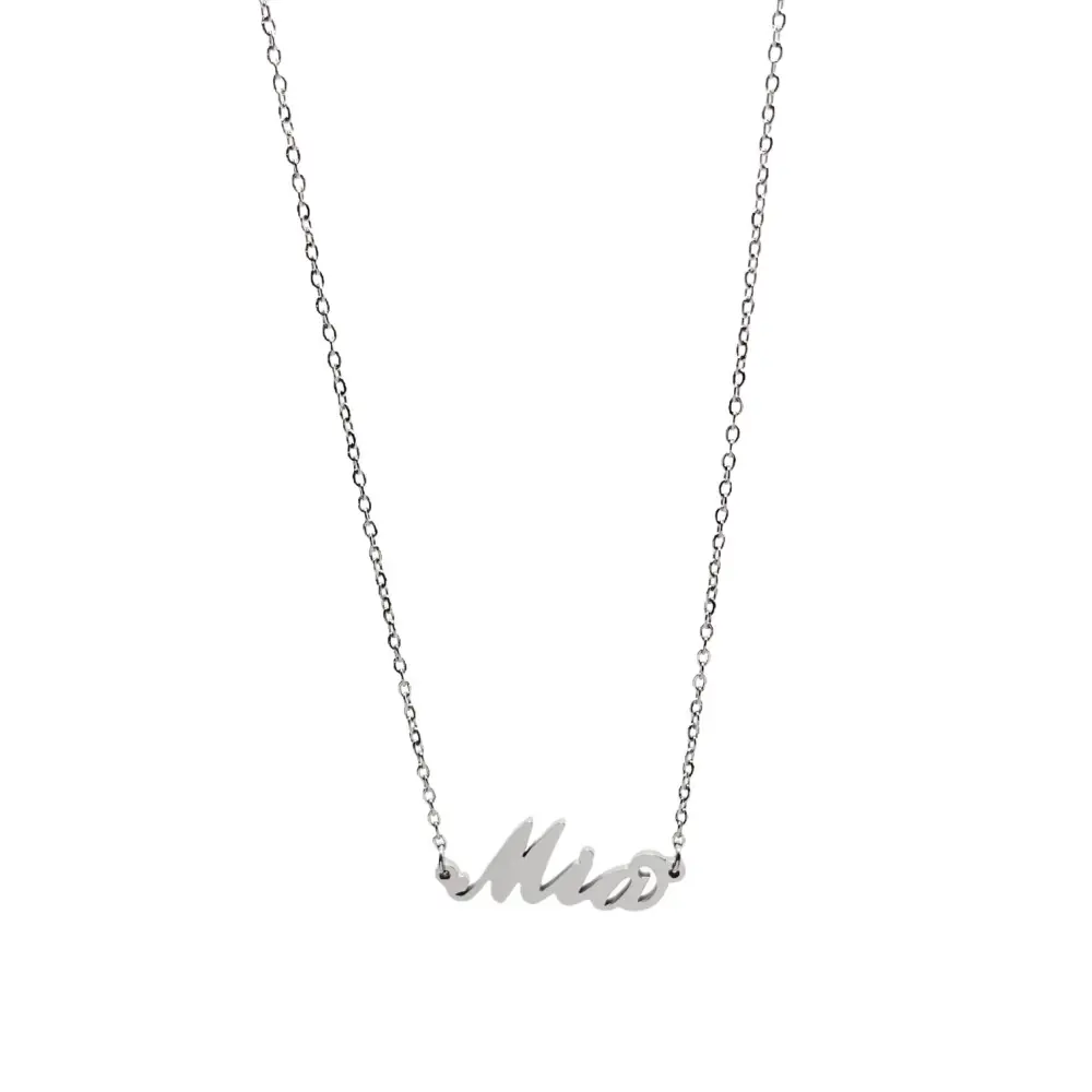 Collana con Nome - 180 Nomi in Acciaio - Collana con Nome - 180 Nomi in Acciaio