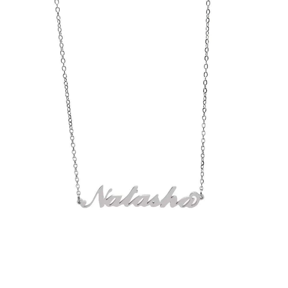 Collana con Nome - 180 Nomi in Acciaio - Collana con Nome - 180 Nomi in Acciaio