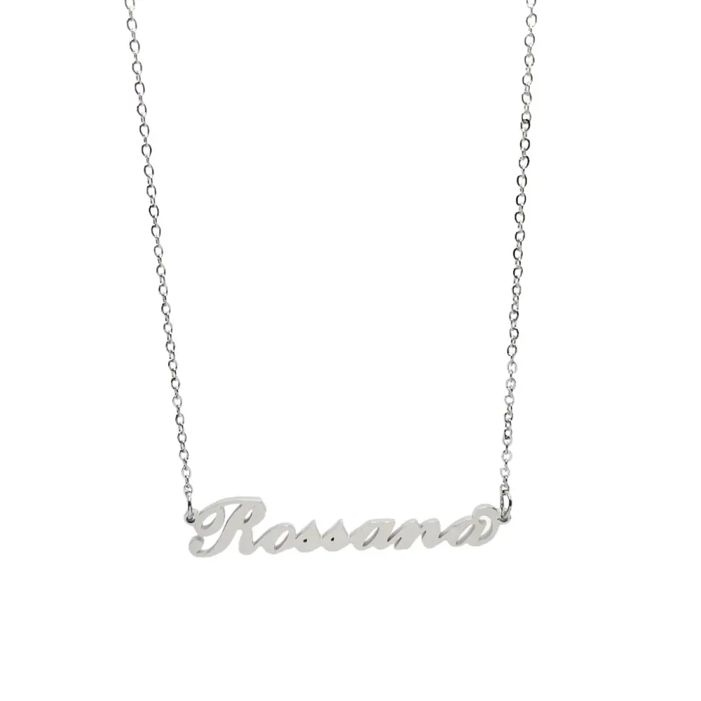 Collana con Nome - 180 Nomi in Acciaio - Collana con Nome - 180 Nomi in Acciaio