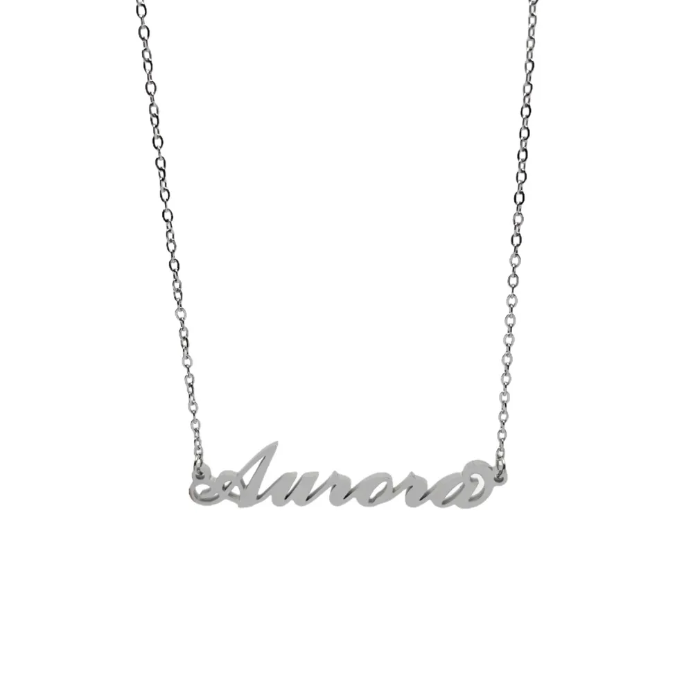 Collana con Nome - 180 Nomi in Acciaio - Collana con Nome - 180 Nomi in Acciaio