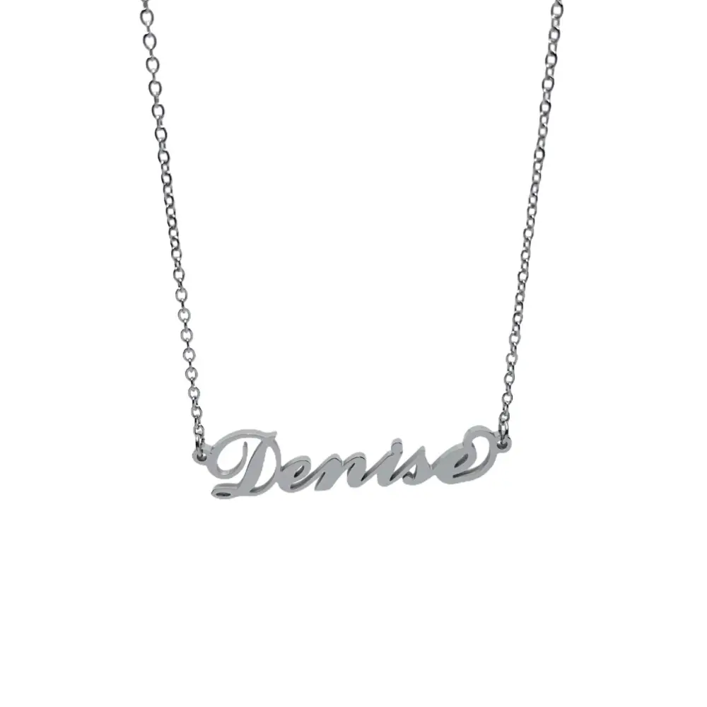 Collana con Nome - 180 Nomi in Acciaio - Collana con Nome - 180 Nomi in Acciaio