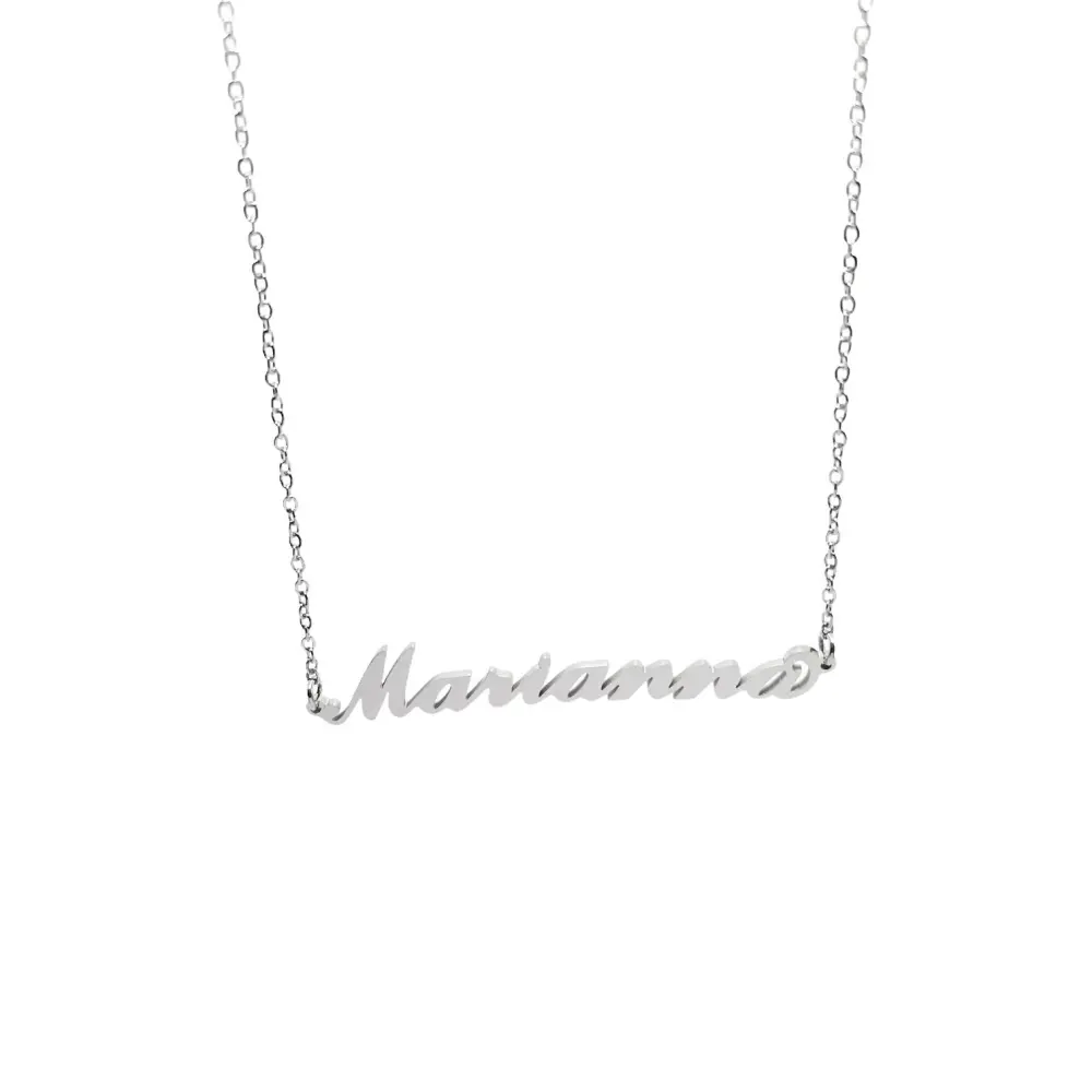 Collana con Nome - 180 Nomi in Acciaio - Collana con Nome - 180 Nomi in Acciaio