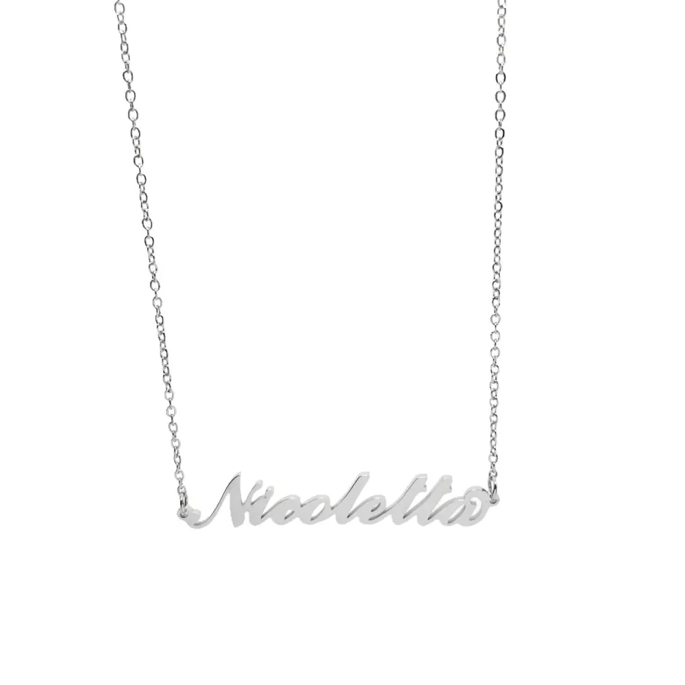 Collana con Nome - 180 Nomi in Acciaio - Collana con Nome - 180 Nomi in Acciaio