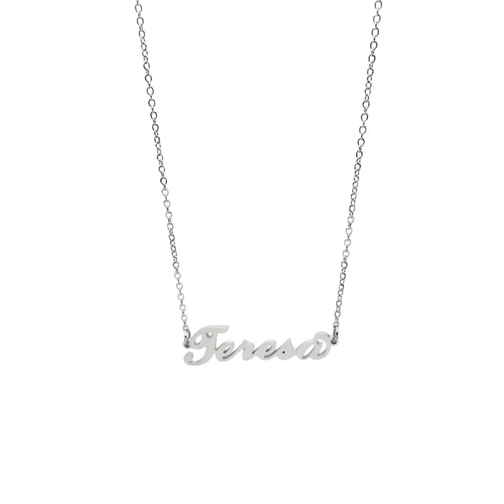 Collana con Nome - 180 Nomi in Acciaio - Collana con Nome - 180 Nomi in Acciaio