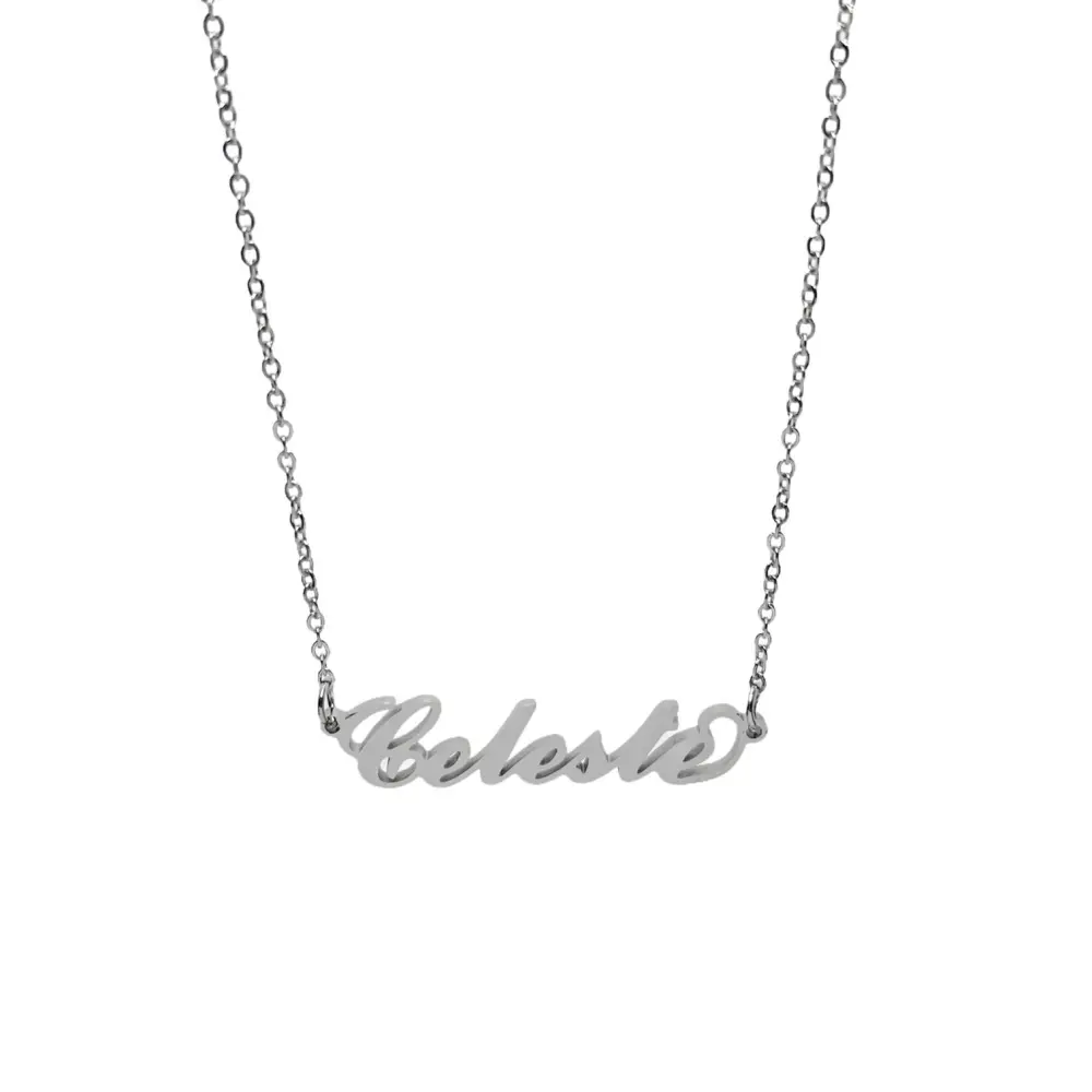 Collana con Nome - 180 Nomi in Acciaio - Collana con Nome - 180 Nomi in Acciaio