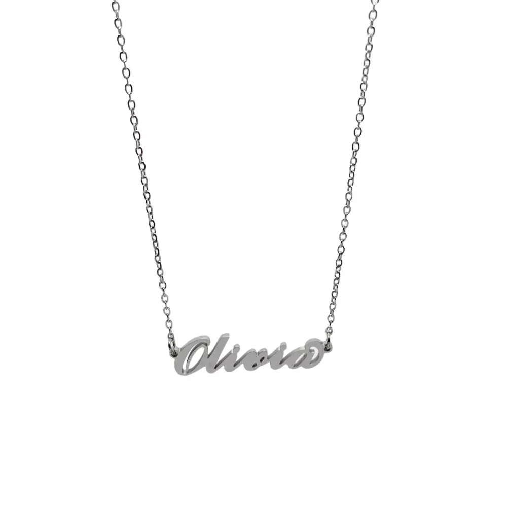 Collana con Nome - 180 Nomi in Acciaio - Collana con Nome - 180 Nomi in Acciaio