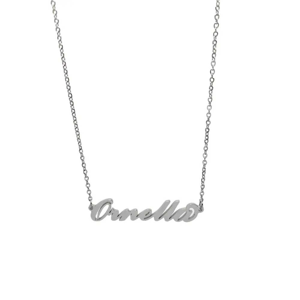 Collana con Nome - 180 Nomi in Acciaio - Collana con Nome - 180 Nomi in Acciaio