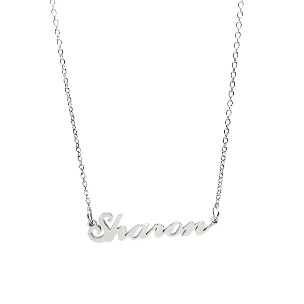 Collana con Nome - 180 Nomi in Acciaio - Collana con Nome - 180 Nomi in Acciaio