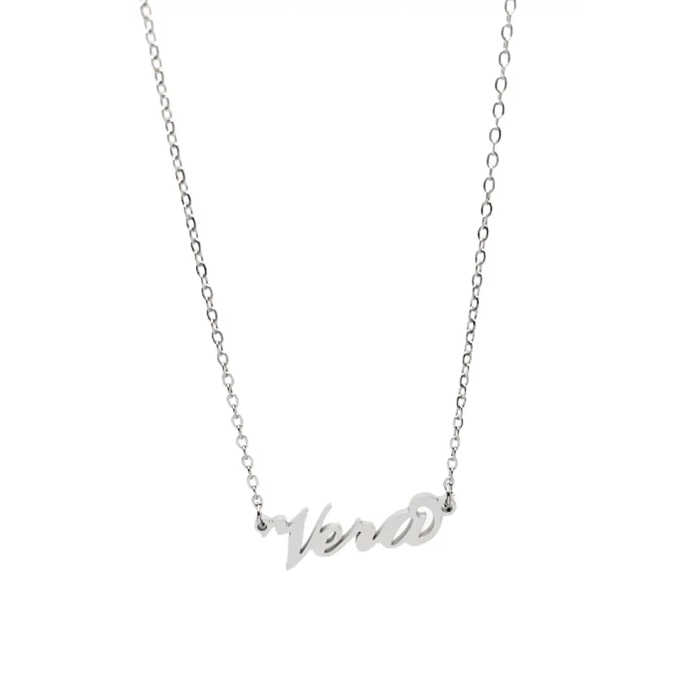 Collana con Nome - 180 Nomi in Acciaio - Collana con Nome - 180 Nomi in Acciaio